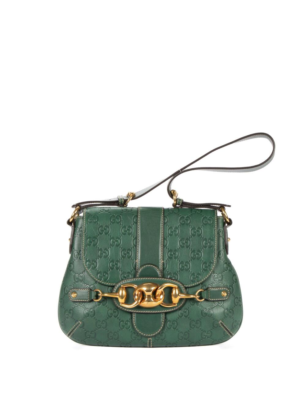 Signature Fold Over Tote Guccissima #376582G95B
